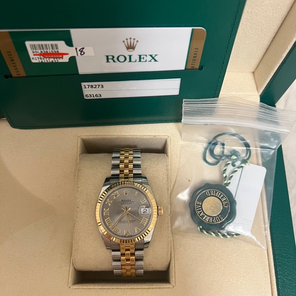 Rolex datejust 31mm yg